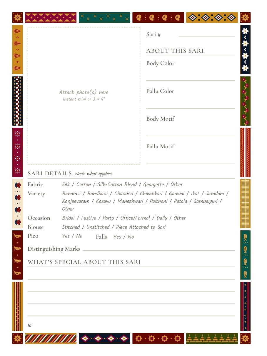 Interior page of Sari Chronicles